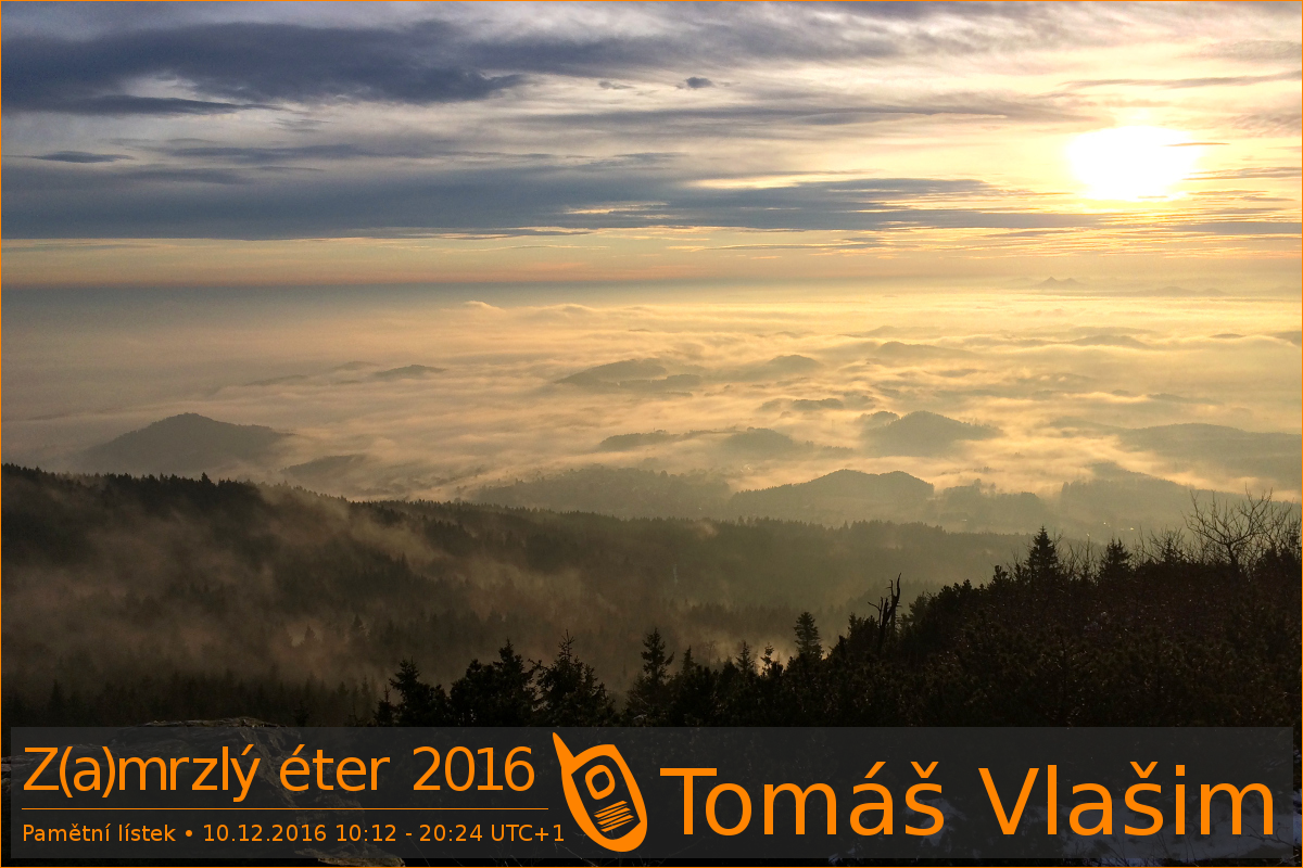 Pamětní lístek - Z(a)mrzlý éter 2016