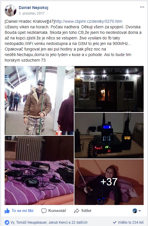 Třetí příspěvek PMR 2017
